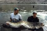 Fiume Ebro: 214 cm con Andrea