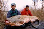 Io e Luca con un esemplare di 87 kg