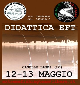 pesca didattica extreme fishing team gruppo siluro italia